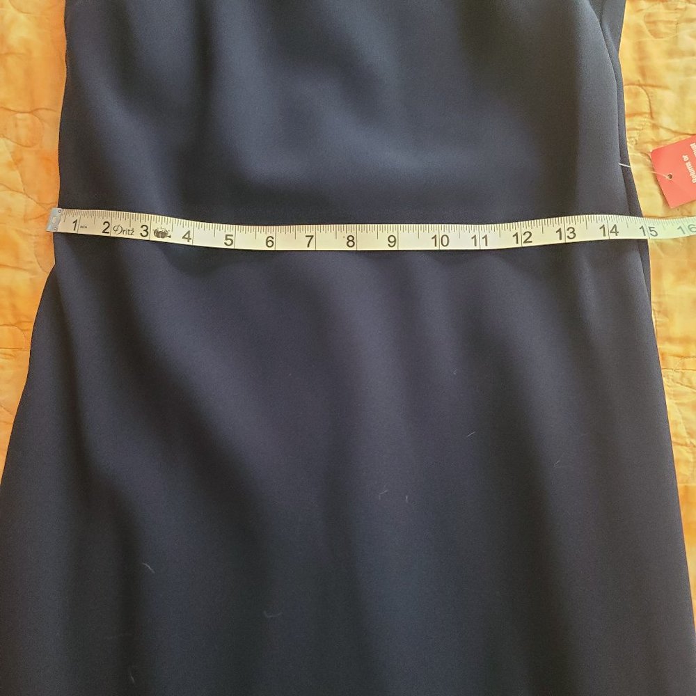 NWT Calvin Klein Navy Blue Formal Maxi Dress - Picture 7 of 13